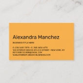 QR Code Chandler Innenarchitektur Möbel Visitenkarte (Rückseite)