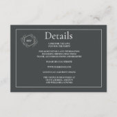 QR-Code Charcograu Angaben zur Umschließungskarte Begleitkarte (Vorderseite)