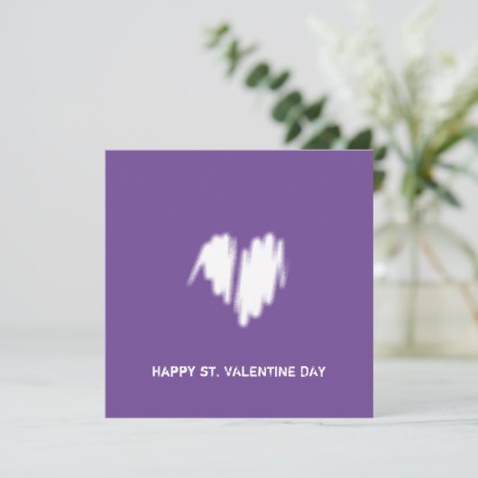 QR Code Clean monochrome Moderne, klassische Bildq Karte (Stehend Vorderseite)