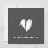 QR Code Clean monochrome Moderne, klassische Bildq Karte (Vorderseite)