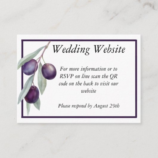 QR-Code-Codierung für die Aquarell-Zweigstelle Begleitkarte (Vorderseite)