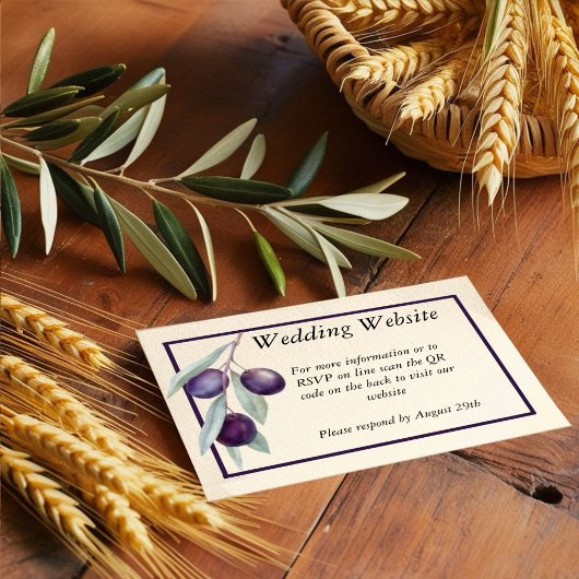 QR-Code-Codierung für die Aquarell-Zweigstelle Begleitkarte