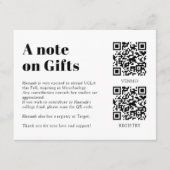 QR-Code-Collage-Fonds und Dankeschön-Abschluss Begleitkarte (Vorderseite)