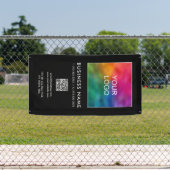 QR Code Company Business Logo-Vorlage Einfach Banner (Insitu)