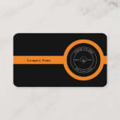 QR code & company logo modern professional Visitenkarte (Vorderseite)