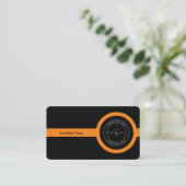 QR code & company logo modern professional Visitenkarte (Stehend Vorderseite)