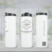 QR Code Company Werbeaktion für Ihr Logo hier Thermosbecher