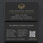 QR Code Concrete & Cement Services Company Visitenkarte