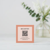 QR Code Coral Begleitkarte (Stehend Vorderseite)