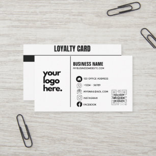 QR Code Corporate Business Card Design Logo Visitenkarte