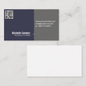 QR-Code | Corporate Simple Visitenkarte (Vorne/Hinten)