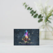 QR-Code Crystal Heiler Reiki Himmelssterne Visitenkarte (Stehend Vorderseite)