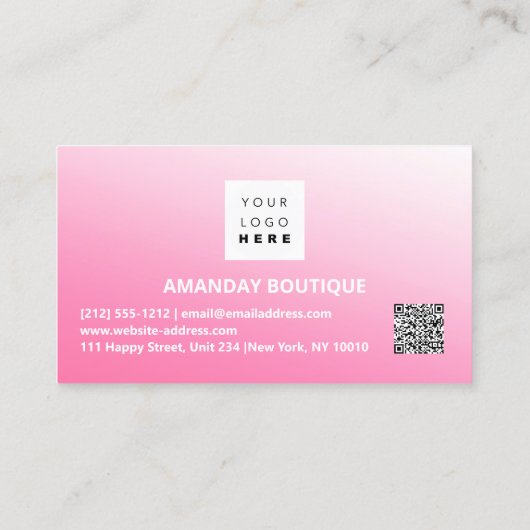 QR-CODE-CUSTOM-LOGO: 20% ERMÄSSIGUNG DES INSERT-AB VISITENKARTE (Rückseite)