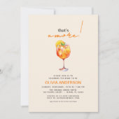 QR-Code, das ist Amore Spritz Brautparty Einladung (Vorderseite)