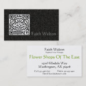 QR Code der Affe Visitenkarte (Vorne/Hinten)