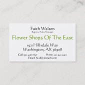 QR Code der Affe Visitenkarte (Rückseite)