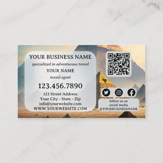 QR-Code der Agentur für Abenteuer Visitenkarte (Rückseite)