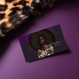 QR Code der Black Queen Beauty Fashion Visitenkarte