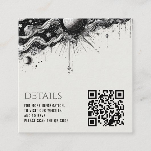 QR-Code der Celestial Band Begleitkarte (Vorderseite)