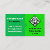 QR-Code der grünen Beruflichen Leiterplatte Visitenkarte (Rückseite)