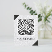 QR Code der Hund Einladung (Stehend Vorderseite)