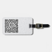 QR Code der Hund Gepäckanhänger (Vorderseite horizontal)