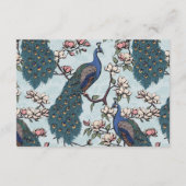 QR-Code der modernen Vogelwebsite Begleitkarte (Rückseite)