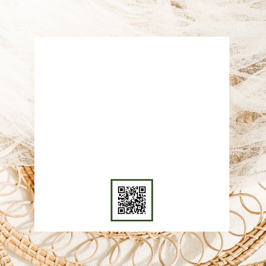 QR-Code der Nacht vor blauem Hydrangea Einladung