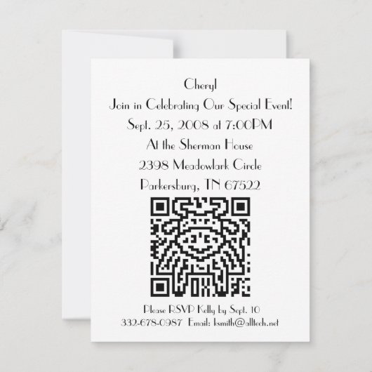 QR Code der Ochse Einladung (Rückseite)