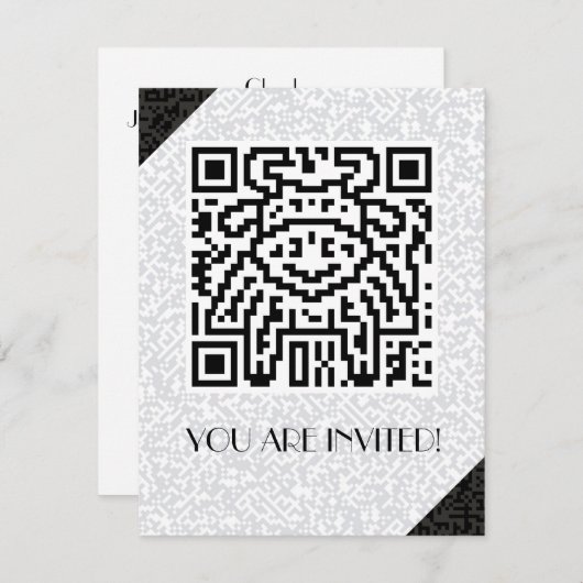 QR Code der Ochse Einladung (Vorne/Hinten)