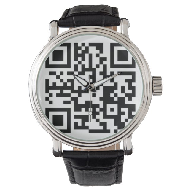 QR-Code der Orangutan Foundation Armbanduhr (Vorderseite)