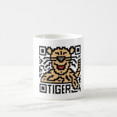 QR Code der Tiger Kaffeetasse (Mittel)