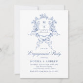 QR-Code der viktorianischen Verzierten Wappen Einladung (Vorderseite)