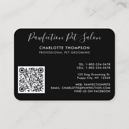 QR-Code der Website der Wasserfarbenpräparate Visitenkarte (Rückseite)