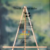 QR-Code der Website des Google-Reviews Acrylschild (Neutral)