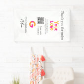 QR-Code der Website des Google-Reviews Banner (Insitu)