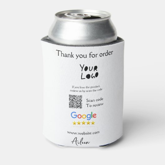 QR-Code der Website des Google-Reviews Dosenkühler (Kanne Rückseite)