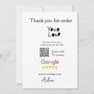 QR-Code der Website des Google-Reviews Feiertagskarte
