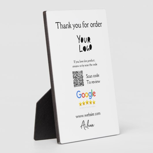 QR-Code der Website des Google-Reviews Fotoplatte (Seite)