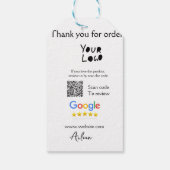 QR-Code der Website des Google-Reviews Geschenkanhänger (Rückseite)