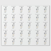 QR-Code der Website des Google-Reviews Geschenkpapier (Flach)