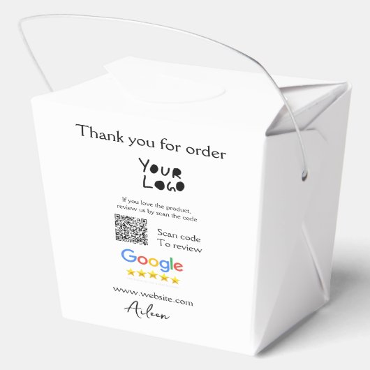 QR-Code der Website des Google-Reviews Geschenkschachtel (Rückseite)