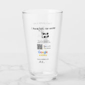 QR-Code der Website des Google-Reviews Glas (Rückseite)
