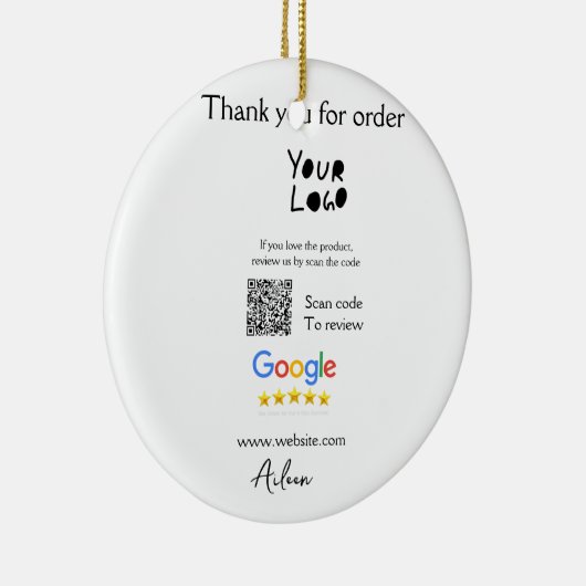 QR-Code der Website des Google-Reviews Keramik Ornament (Rechts)