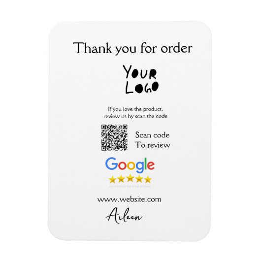 QR-Code der Website des Google-Reviews Magnet (Vertikal)