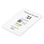 QR-Code der Website des Google-Reviews Magnet (Linke Seite)