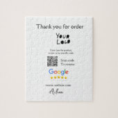 QR-Code der Website des Google-Reviews Puzzle (Vertikal)
