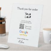 QR-Code der Website des Google-Reviews Sockelschild (In Situ)