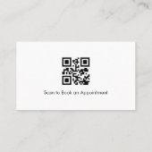 QR-Code Dermatologe Hautarztpraxis  Visitenkarte (Rückseite)