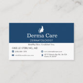 QR-Code Dermatologe Hautarztpraxis  Visitenkarte (Vorderseite)